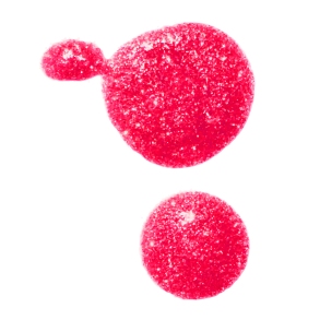 Two pink metallic glitter paint blobs for your design background.